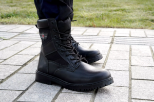 Cleab® SG643 Genuine Leather Army Black Military Safety Boots (3)